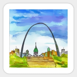 Saint Louis Arch Sticker